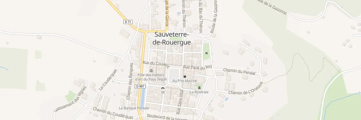 Plan du 5011 Sauveterre à Sauveterre-de-Rouergue