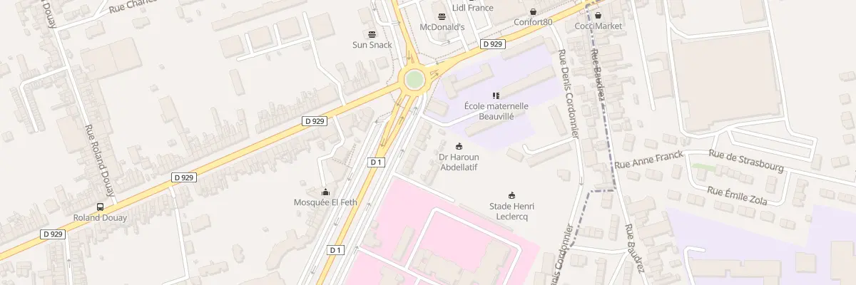 Plan du 394 Bd de Beauvillé à Amiens