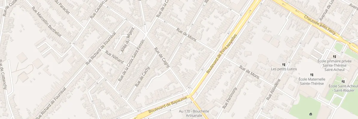 Plan du 85 Rue Enguerrand à Amiens
