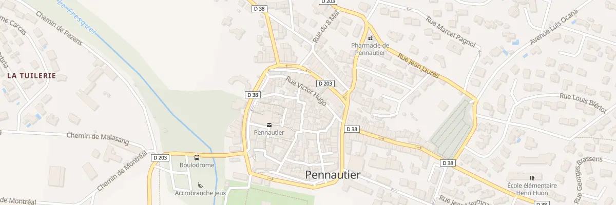 Plan du 7 Rue Pierre Loti à Pennautier