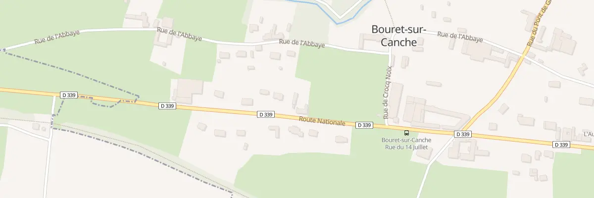 Plan du 127 Rte Nationale à Bouret-sur-Canche