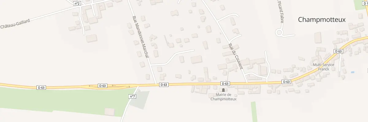 Plan du 6 Imp des Courtilles à Champmotteux