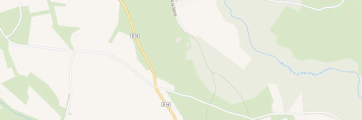 Plan du 21 La Serre à Peyrolles