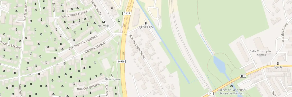 Plan du 54 Rue du Lapin Blanc à Dunkerque