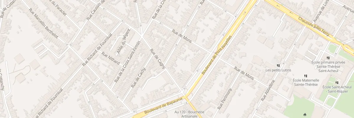 Plan du 83 Rue Enguerrand à Amiens
