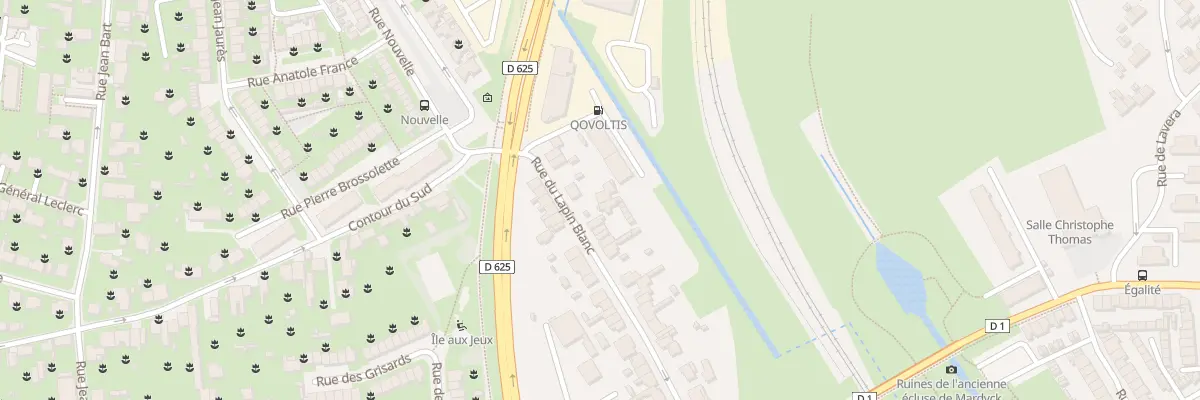 Plan du 56 Rue du Lapin Blanc à Dunkerque