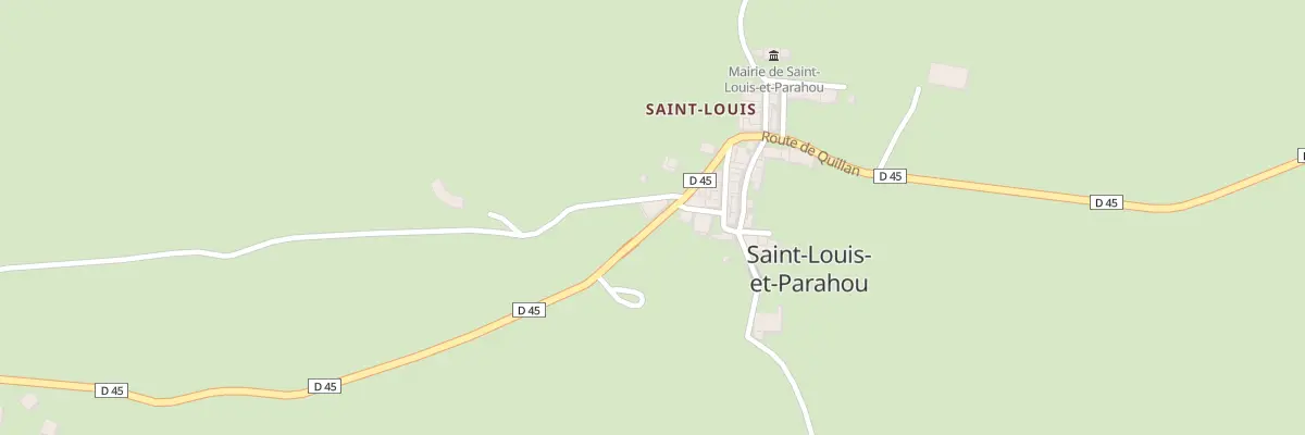 Plan du 12 Rte de Quillan à Saint-Louis-et-Parahou