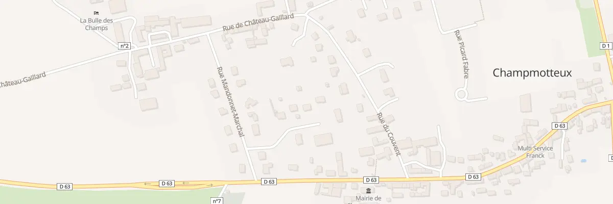 Plan du 3 Imp des Courtilles à Champmotteux