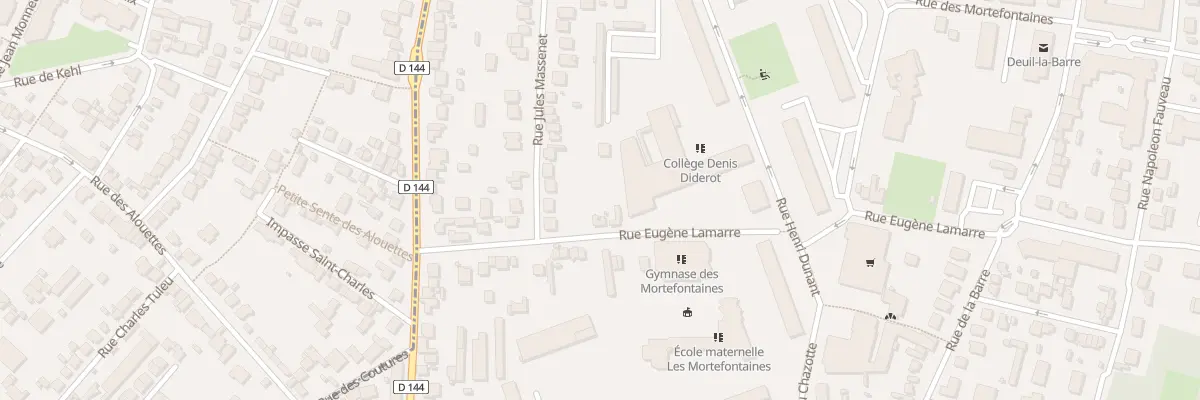 Plan du 24 Rue Eugène Lamarre à Deuil-la-Barre