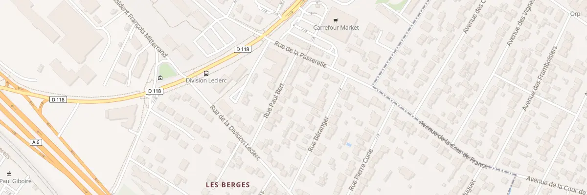 Plan du 12 Rue Paul Bert à Chilly-Mazarin