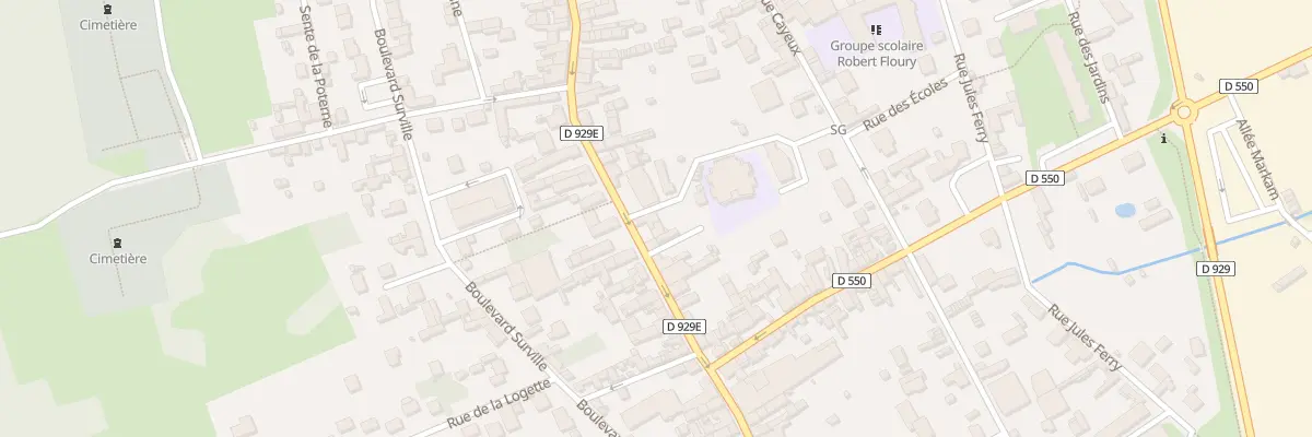 Plan du 35 Rue du Gal Leclerc à Mouy