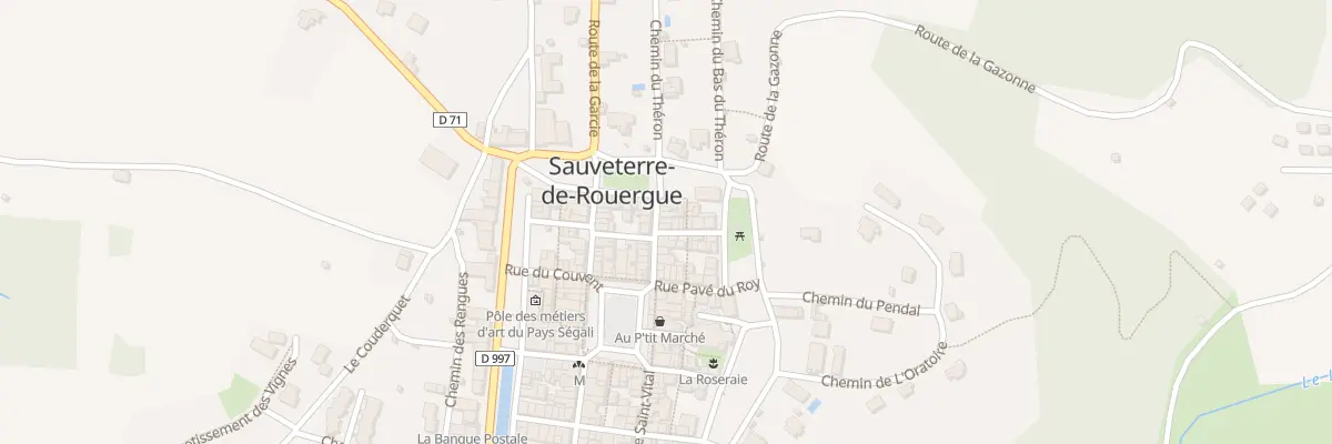 Plan du 5087 Sauveterre à Sauveterre-de-Rouergue