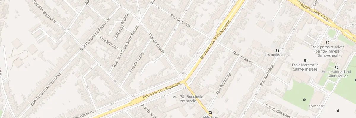Plan du 147 Rue de Cagny à Amiens