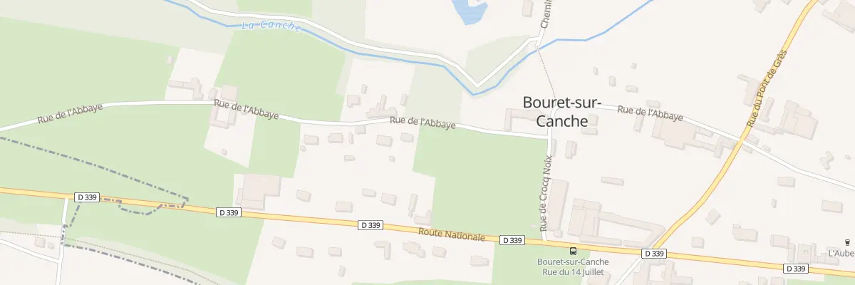 Plan du 370 Rue de l’Abbaye à Bouret-sur-Canche