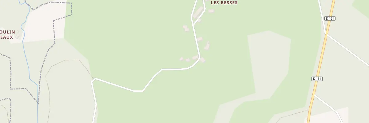 Plan du 24 Les Besses à Saint-Pardoux-le-Neuf
