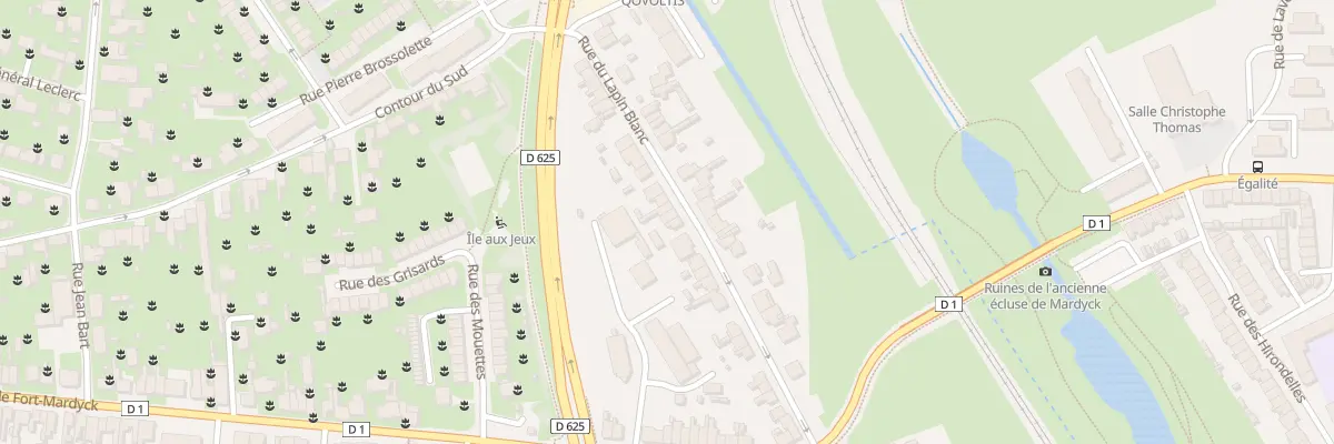 Plan du 39 Rue du Lapin Blanc à Dunkerque