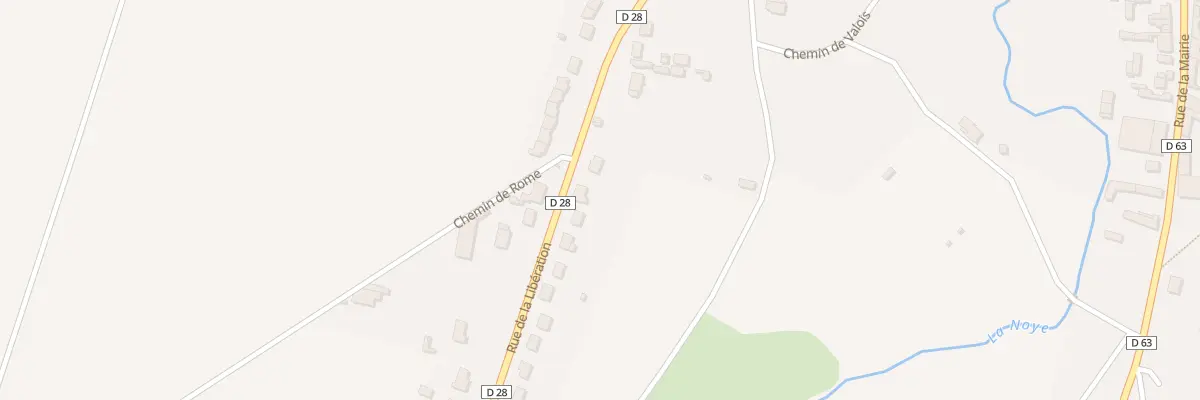 Plan du 33 Rue de la Libération à Paillart