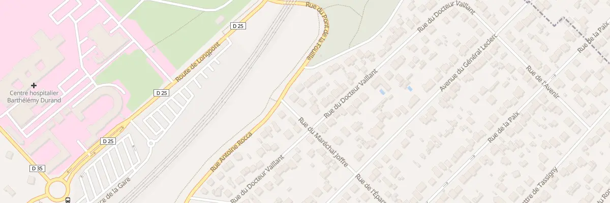 Plan du 3 Rue du Marechal Joffre à Sainte-Geneviève-des-Bois