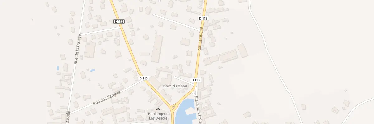 Plan du 1 Rue Saint-Eloi à Villers-Bocage