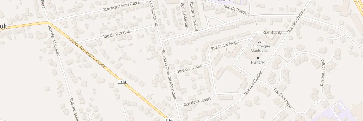 Plan du 5 Rue de la Paix à Montsoult