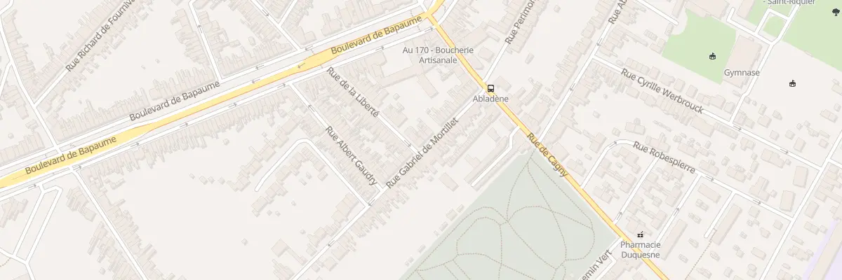 Plan du 34 Rue Gabriel de Mortillet à Amiens