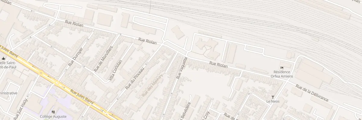 Plan du 73 Rue Vaquette à Amiens