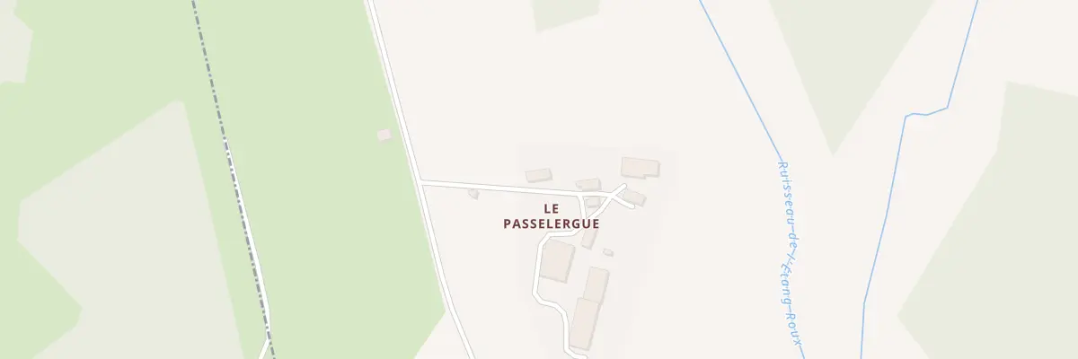 Plan du 3 Le Passelergue à Saint-Pardoux-le-Neuf