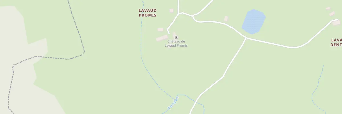 Plan du 1 Lavaud Promis à La Villetelle