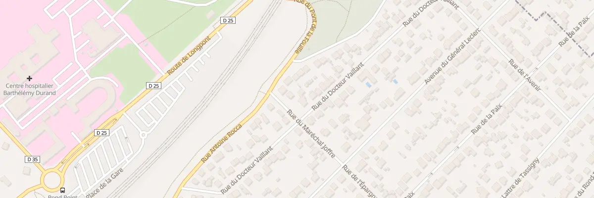 Plan du 5 Rue du Marechal Joffre à Sainte-Geneviève-des-Bois