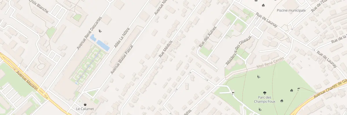 Plan du 42 Rue Médicis à Chilly-Mazarin
