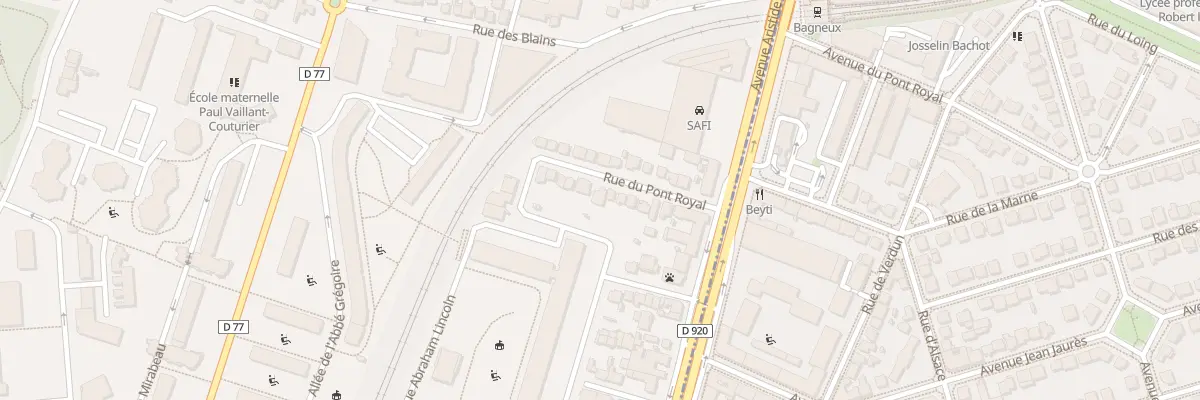 Plan du 15 Rue du Pont Royal à Bagneux