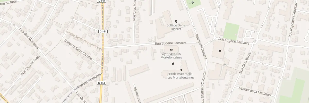 Plan du 25 Rue Eugène Lamarre à Deuil-la-Barre