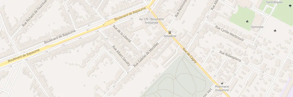 Plan du 32 Rue Gabriel de Mortillet à Amiens