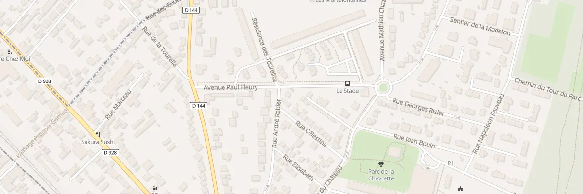 Plan du 38 Rue André Rabier à Deuil-la-Barre