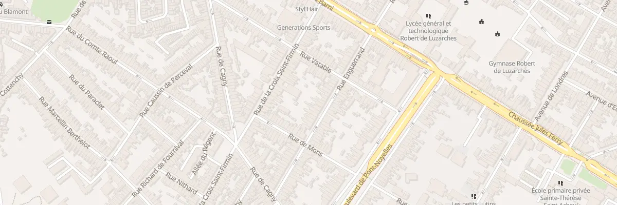 Plan du 38 Rue Enguerrand à Amiens