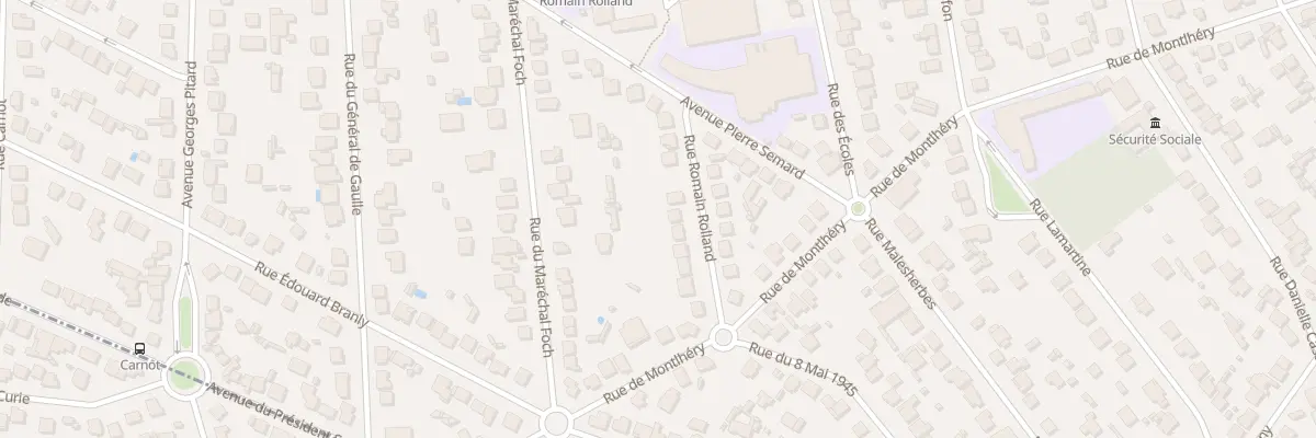Plan du 40 Rue Romain Rolland à Sainte-Geneviève-des-Bois