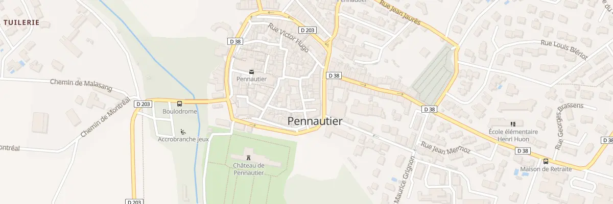 Plan du 4 Rue Alphonse Daudet à Pennautier