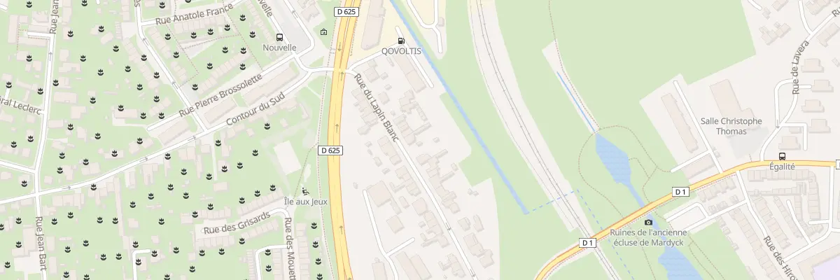 Plan du 46 Rue du Lapin Blanc à Dunkerque