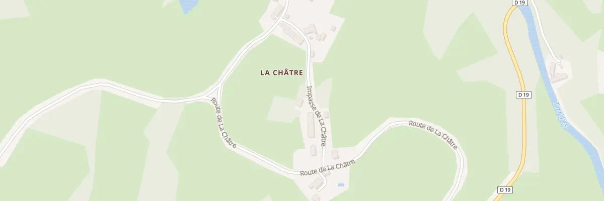 Plan du 6 La Chatre à Champagnat