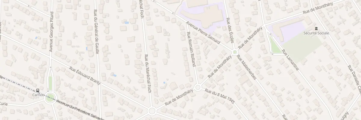 Plan du 42 Rue Romain Rolland à Sainte-Geneviève-des-Bois