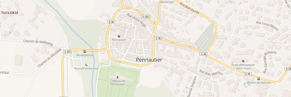 Plan du 9999 Imp Alphonse Daudet à Pennautier