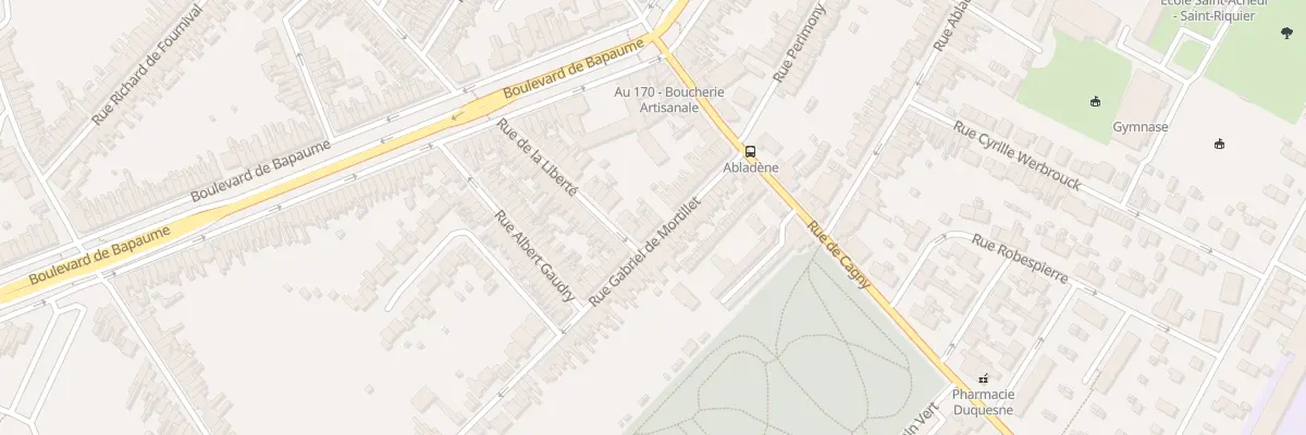 Plan du 30 Rue Gabriel de Mortillet à Amiens