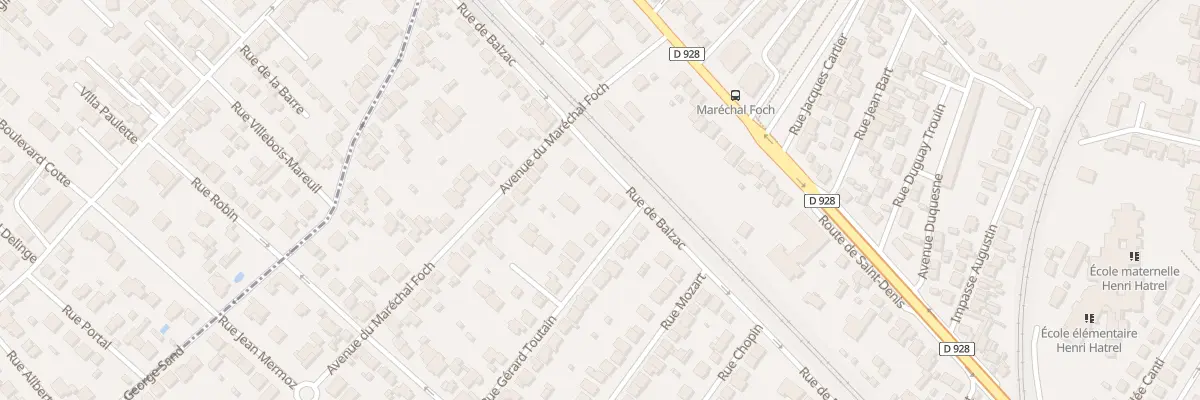 Plan du 42 Rue de Balzac à Deuil-la-Barre