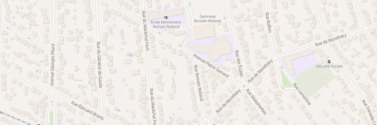 Plan du 32 Rue Romain Rolland à Sainte-Geneviève-des-Bois