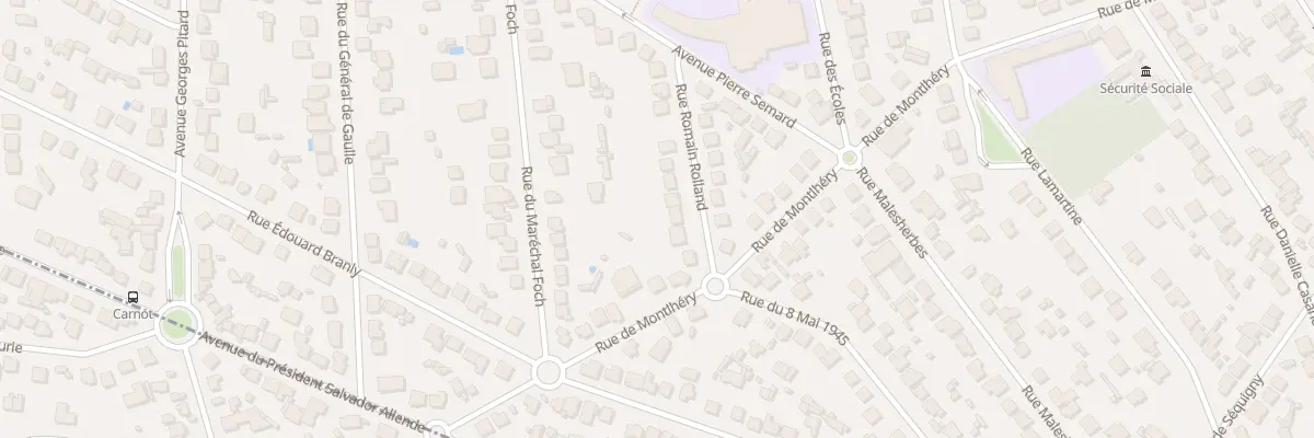 Plan du 46 Rue Romain Rolland à Sainte-Geneviève-des-Bois
