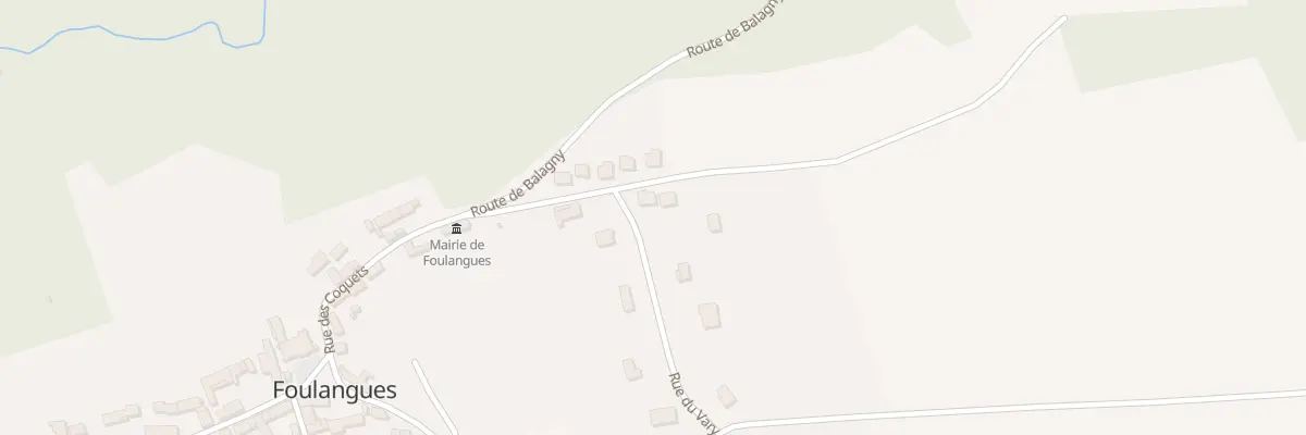 Plan du 2 Rue du Camp Panchard à Foulangues