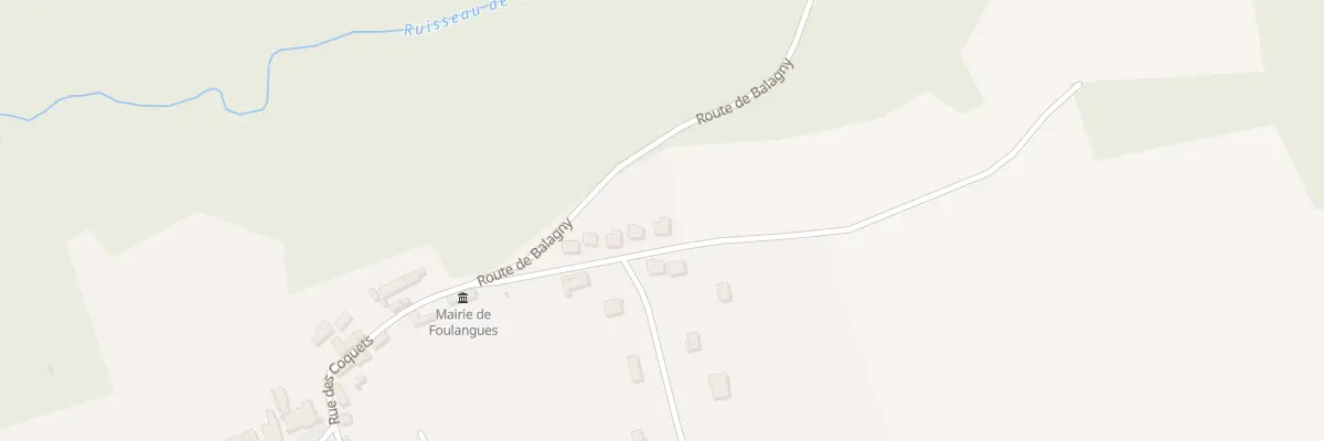 Plan du 3 Rue du Camp Panchard à Foulangues