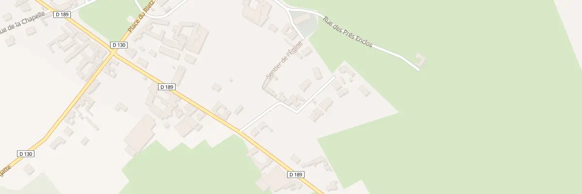 Plan du 89 Imp des Charbonniers à Mametz