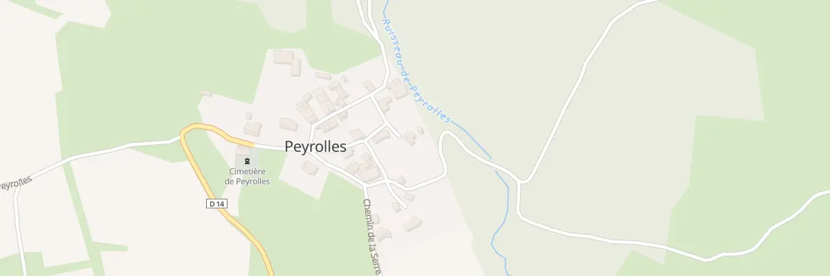 Plan du 5000 La Serre à Peyrolles