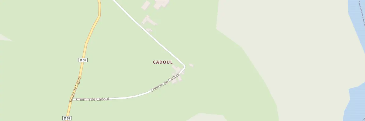 Plan du 5121 Cadoul à Crespin